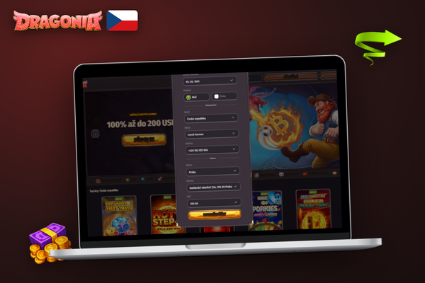 Ověření totožnosti KYC v Dragonia Casino – fotografování dokladu mobilem