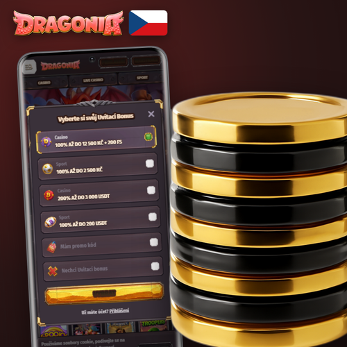 Dragonia Casino registrace – formulář s dračím motivem pro vytvoření účtu